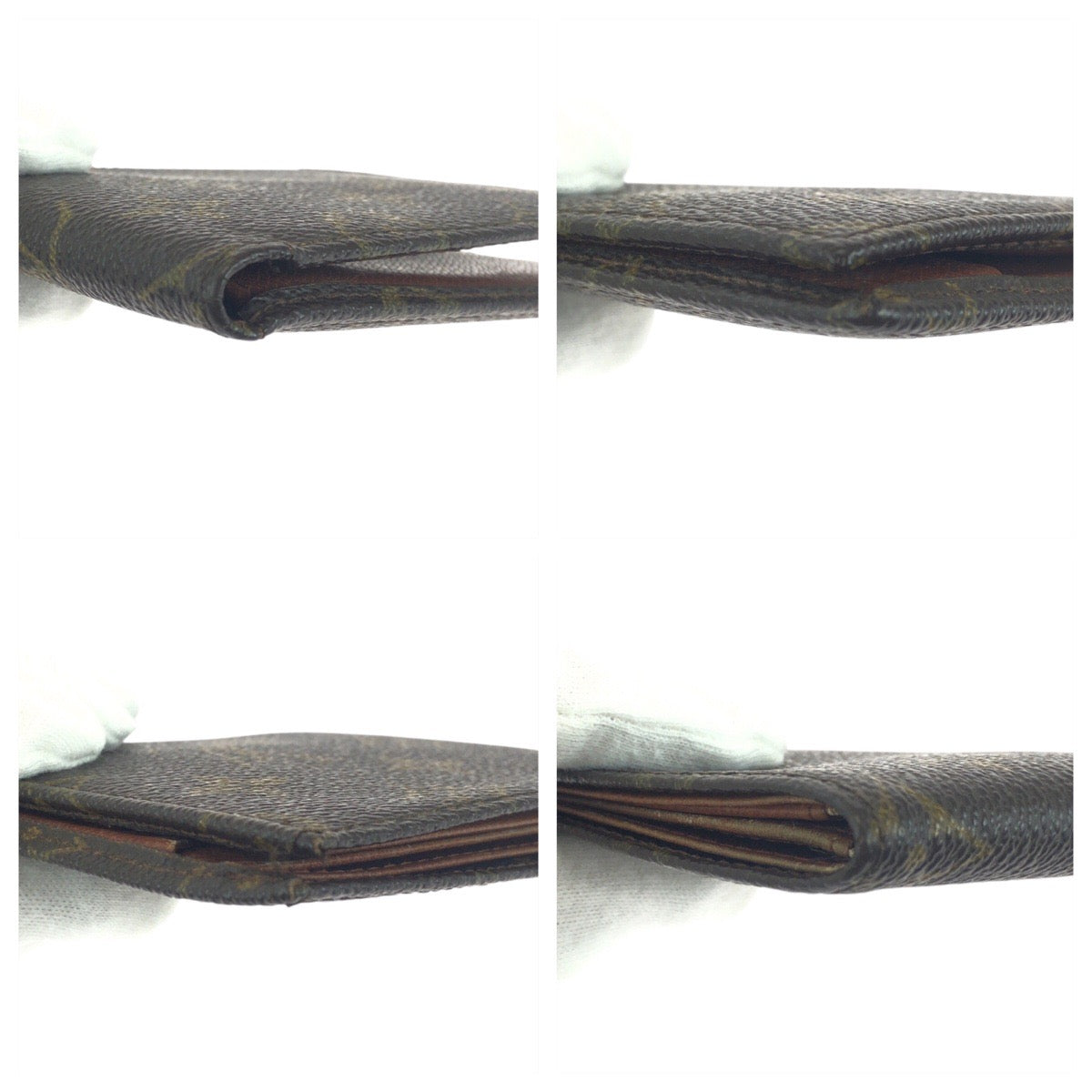 LOUIS VUITTON Bifold Wallet PVC Brown brown Monogram Portefeuille Multripru