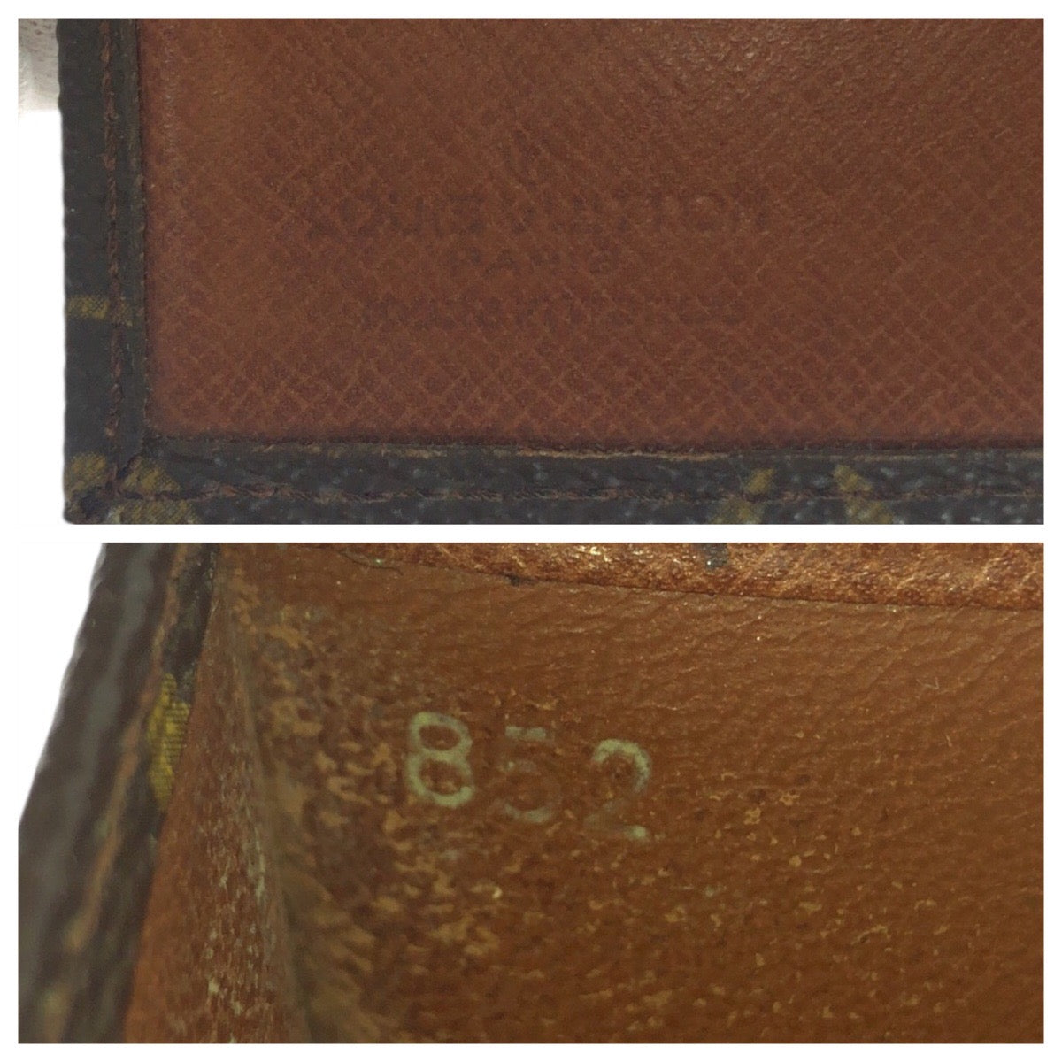 LOUIS VUITTON Bifold Wallet PVC Brown brown Monogram Portefeuille Multripru