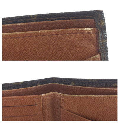 LOUIS VUITTON Bifold Wallet PVC Brown brown Monogram Portefeuille Multripru