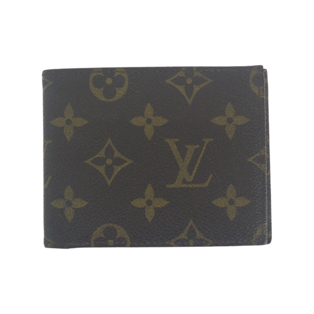 LOUIS VUITTON Bifold Wallet PVC Brown brown Monogram Portefeuille Multripru
