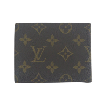 LOUIS VUITTON Bifold Wallet PVC Brown brown Monogram Portefeuille Multripru