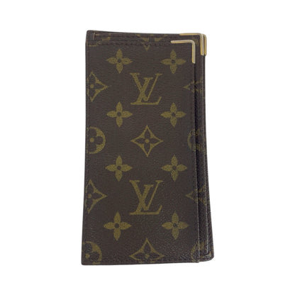 LOUIS VUITTON Long Wallet Purse PVC Brown Monogram Stock IPO Commemorative Check Case OFFER PAR