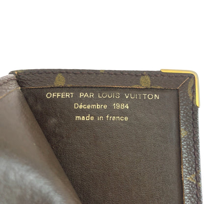 LOUIS VUITTON Long Wallet Purse PVC Brown Monogram Stock IPO Commemorative Check Case OFFER PAR