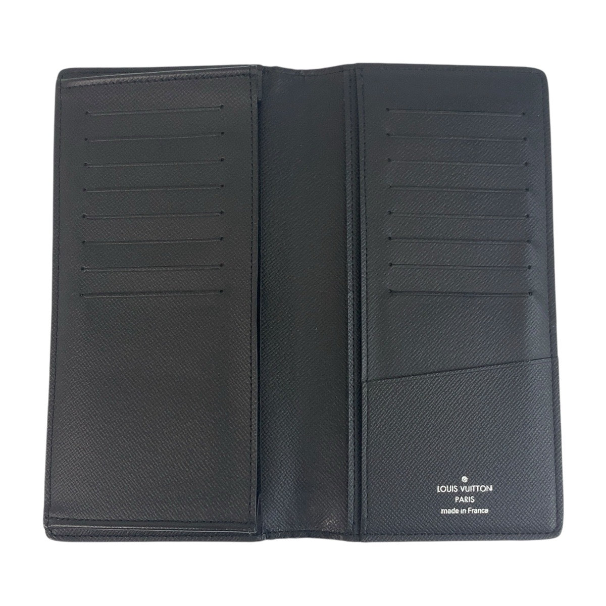 LOUIS VUITTON Long Wallet Purse N62227 PVC black black gray Damier Graphite Portefeuille Ron
