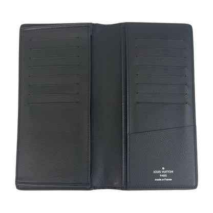 LOUIS VUITTON Long Wallet Purse N62227 PVC black black gray Damier Graphite Portefeuille Ron
