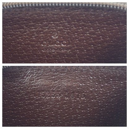 GUCCI Coin case 115255 GG canvas Brown