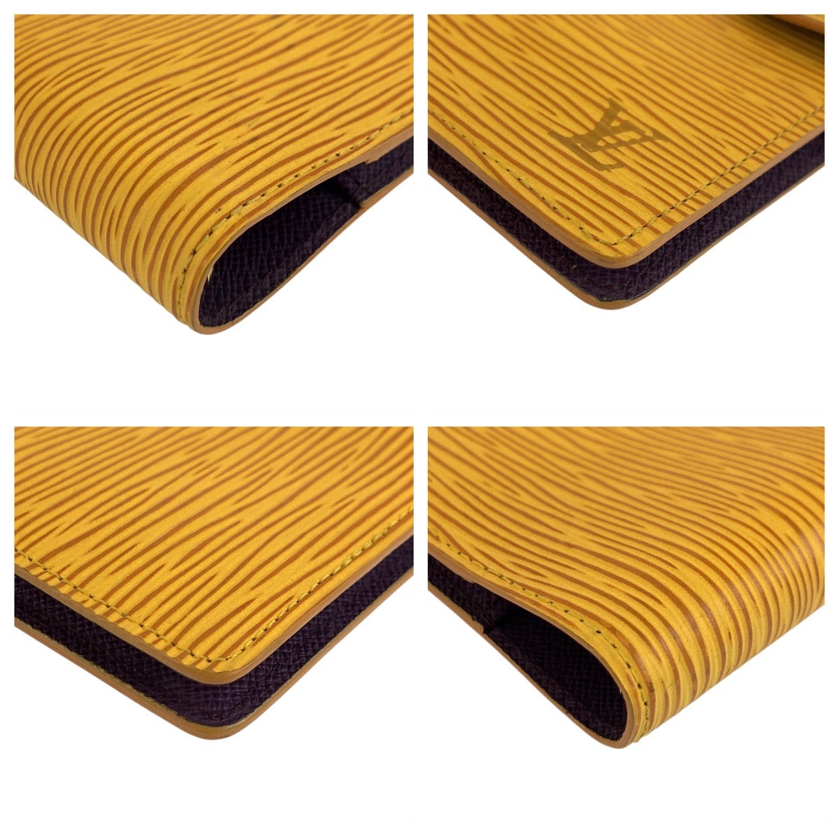 LOUIS VUITTON Notebook cover R20059 leather yellow Epi Agenda PM