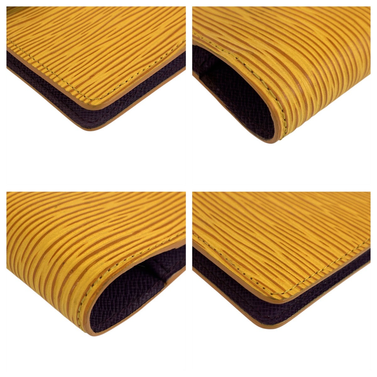 LOUIS VUITTON Notebook cover R20059 leather yellow Epi Agenda PM