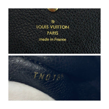LOUIS VUITTON Coin case M60633 leather black Monogram Unplant Pochette cree