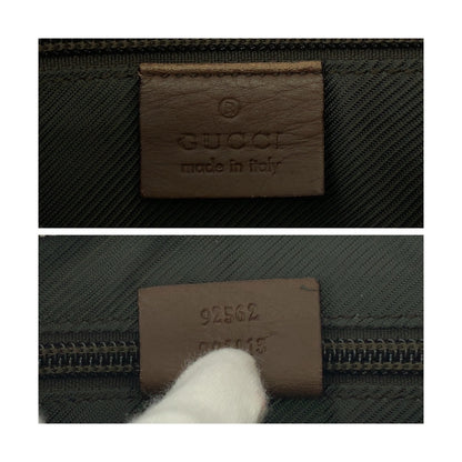 GUCCI Shoulder Bag 92562 GG canvas Beige Brown SilverMetal