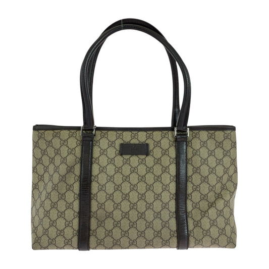 GUCCI Tote Bag 114595 GG Supreme Canvas beige