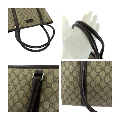 GUCCI Tote Bag 114595 GG Supreme Canvas beige