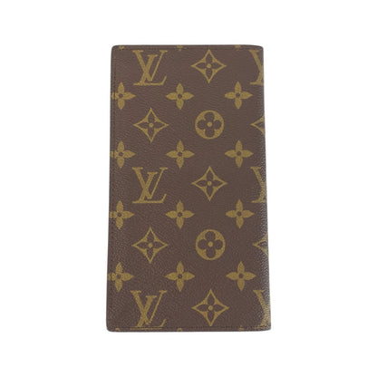 LOUIS VUITTON Long Wallet Purse PVC Brown Gold Metal Monogram