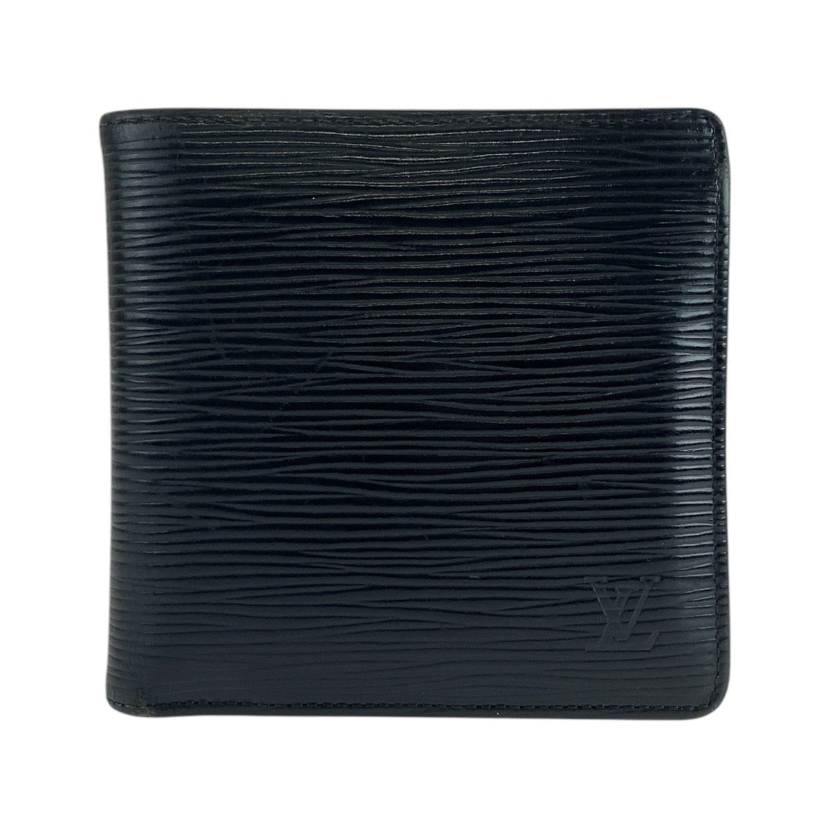 LOUIS VUITTON Bifold Wallet M60612 leather Noir black Epi PortefeuilleMarco