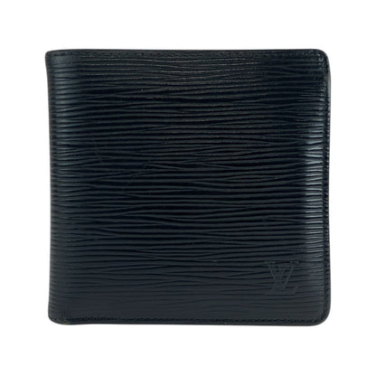 LOUIS VUITTON Bifold Wallet M60612 leather Noir black Epi PortefeuilleMarco