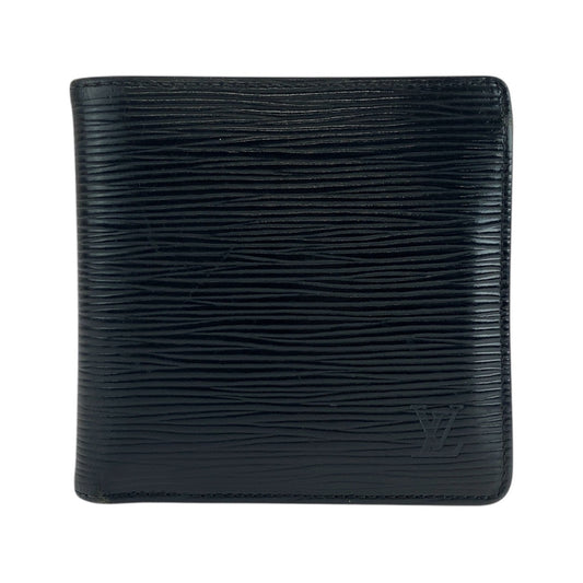 LOUIS VUITTON Bifold Wallet M60612 leather Noir black Epi PortefeuilleMarco