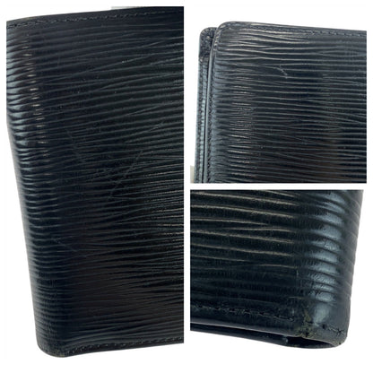 LOUIS VUITTON Bifold Wallet M60612 leather Noir black Epi PortefeuilleMarco
