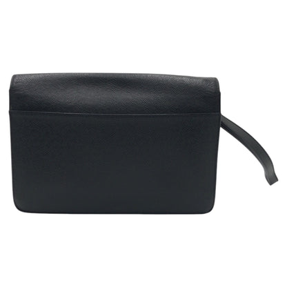 LOUIS VUITTON Clutch bag M30782 leather Black black Taiga ardwards Selenga