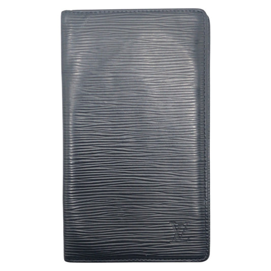 LOUIS VUITTON Long Wallet Purse M63212 Epi Leather Black black Epi Porte Cartes Credit