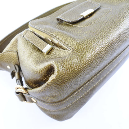 TOD�fS Handbag Calfskin gold Women Used Authentic