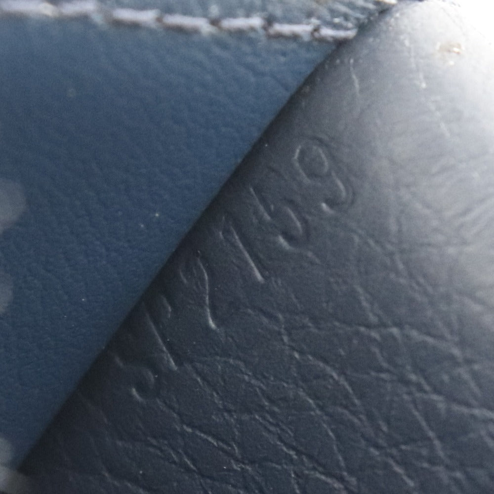 LOUIS VUITTON Long Wallet Purse M58818 Taurillon Clemence Navy blue Parnasea Portefeuille Blaza