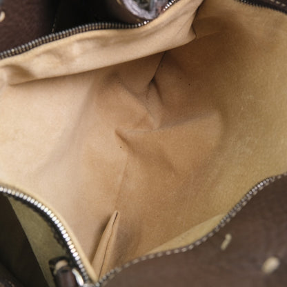 FENDI Tote Bag Calfskin Brown Celeria