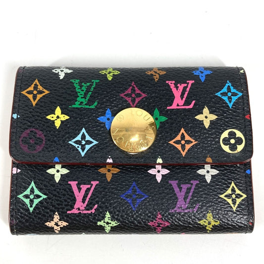 LOUIS VUITTON Coin case M60007 Monogram multicolor canvas black Monogram multicolor Portomonet Cozy