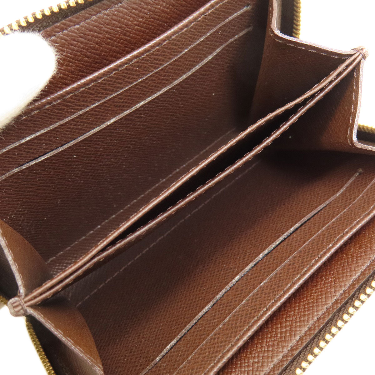 LOUIS VUITTON Coin case N63070 Damier canvas Brown Zippy Coin Purse Damier Ebene