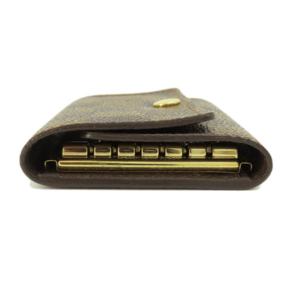 LOUIS VUITTON Key case Key holder  N62630 Damier canvas Brown Multicles6 Damier Ebene