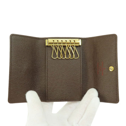 LOUIS VUITTON Key case Key holder  N62630 Damier canvas Brown Multicles6 Damier Ebene