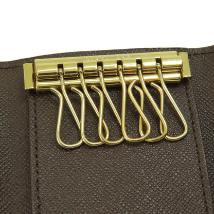 LOUIS VUITTON Key case Key holder  N62630 Damier canvas Brown Multicles6 Damier Ebene