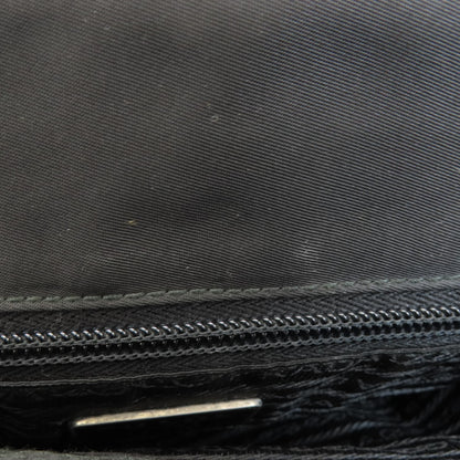 PRADA Handbag Nylon black logoMetal