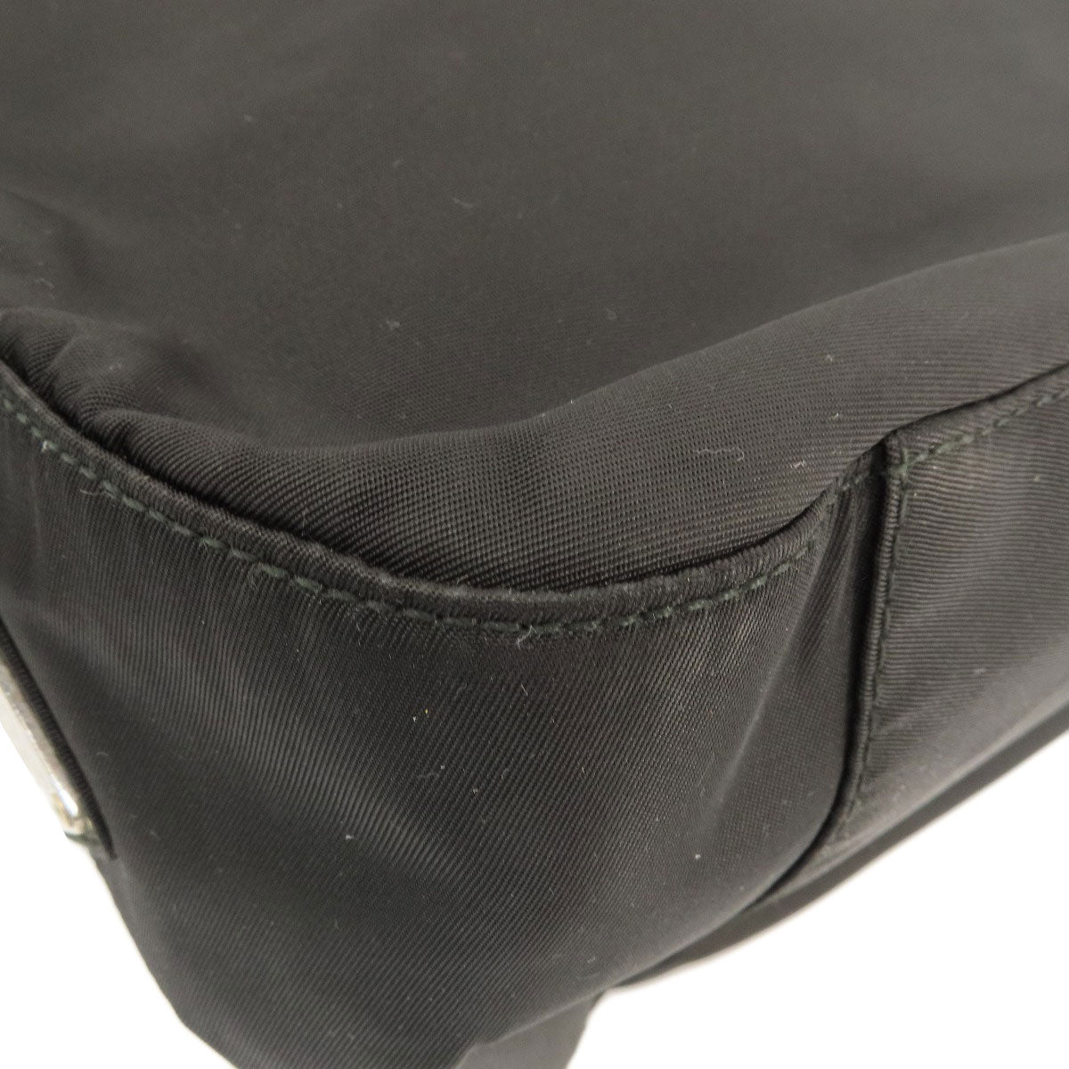 PRADA Handbag Nylon black logoMetal