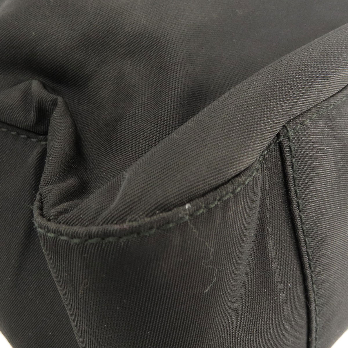 PRADA Handbag Nylon black logoMetal
