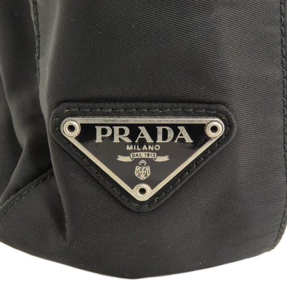 PRADA Handbag Nylon black logoMetal