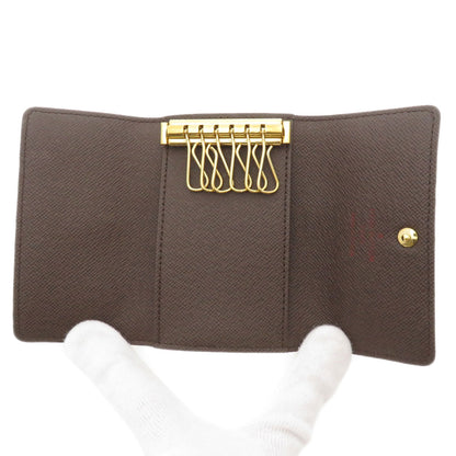 LOUIS VUITTON Key case Key holder  N62630 Damier canvas Brown Multicles6 Damier Ebene Women Used Authentic