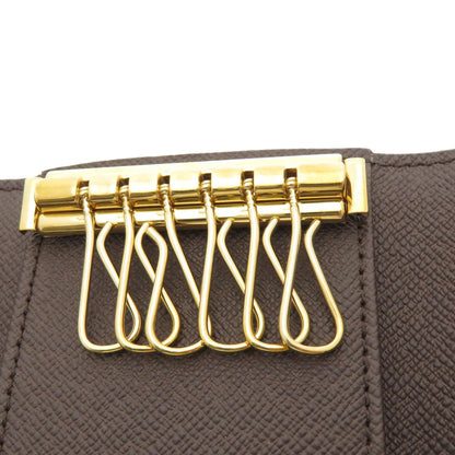 LOUIS VUITTON Key case Key holder  N62630 Damier canvas Brown Multicles6 Damier Ebene Women Used Authentic