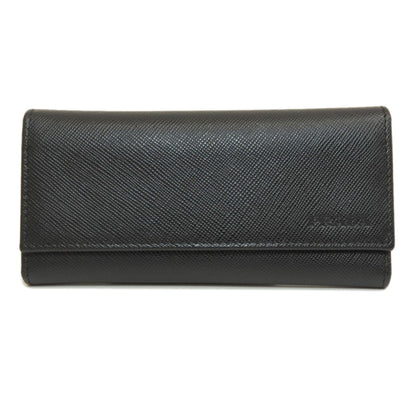PRADA Key case Key holder  2M0223 leather black Logo engraving