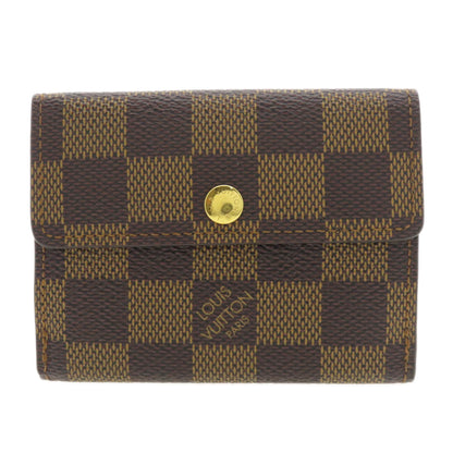 LOUIS VUITTON Coin case N62925 Damier canvas Brown Ludlow Damier Ebene