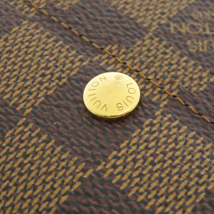 LOUIS VUITTON Coin case N62925 Damier canvas Brown Ludlow Damier Ebene