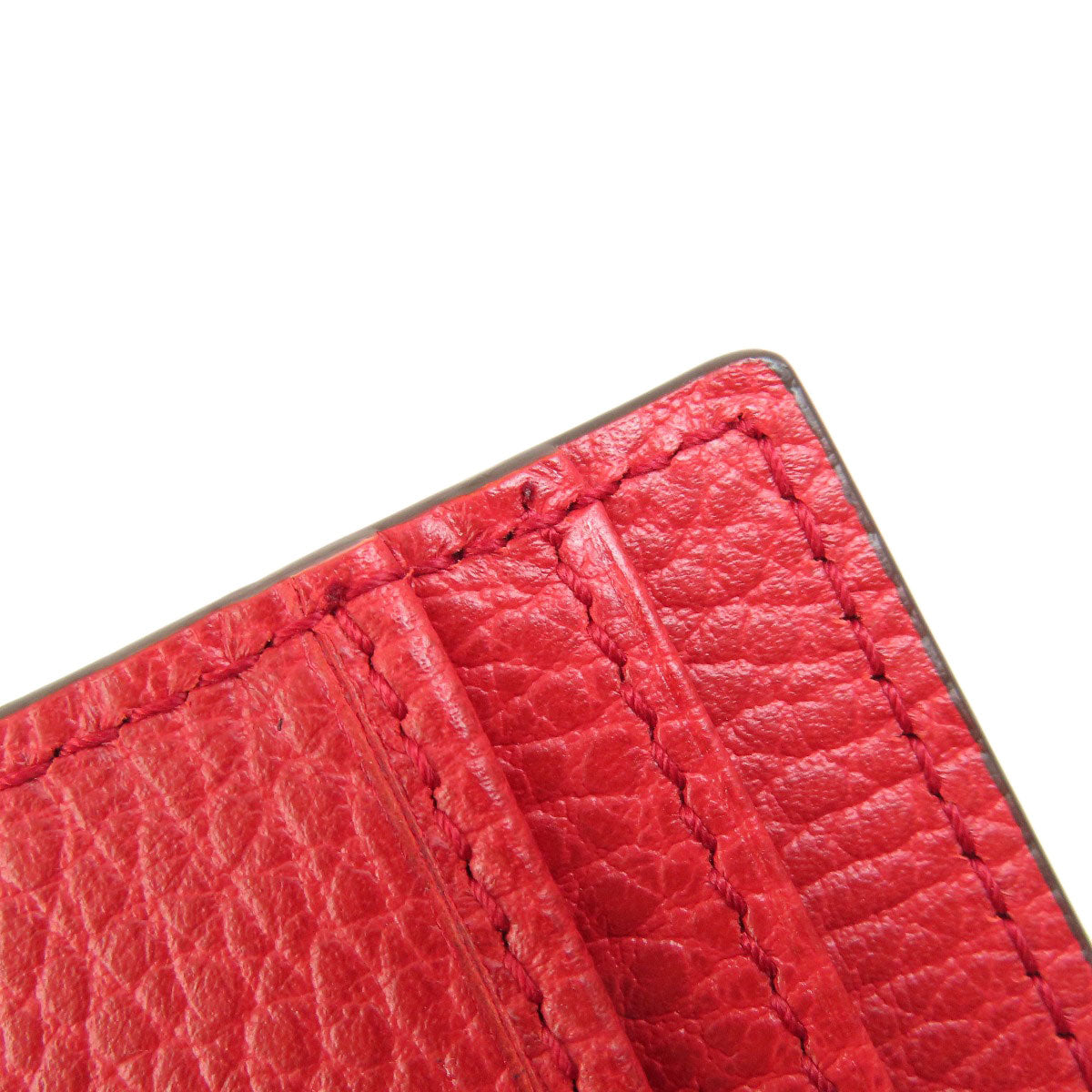 GUCCI Bifold Wallet 449405 leather Red Interlocking G outlet