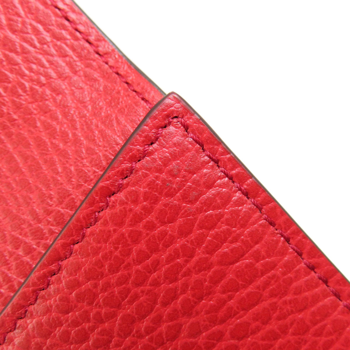 GUCCI Bifold Wallet 449405 leather Red Interlocking G outlet