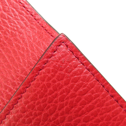 GUCCI Bifold Wallet 449405 leather Red Interlocking G outlet
