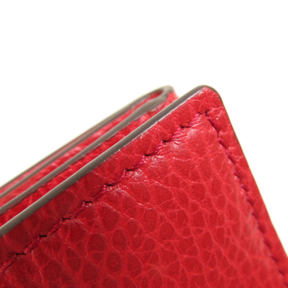 GUCCI Bifold Wallet 449405 leather Red Interlocking G outlet