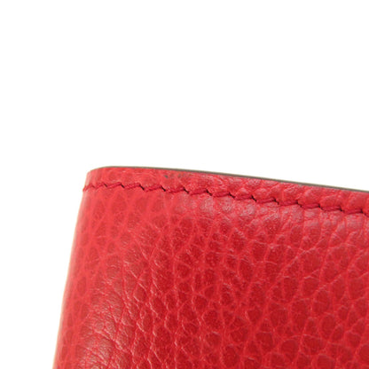 GUCCI Bifold Wallet 449405 leather Red Interlocking G outlet