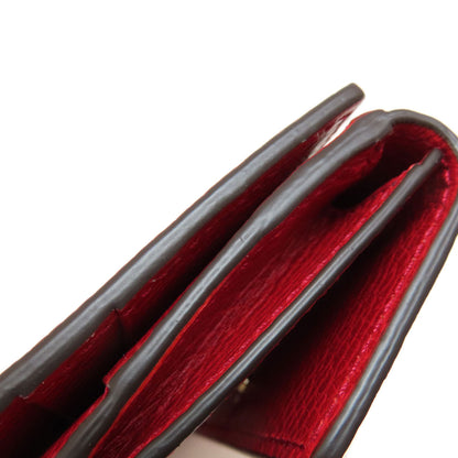 GUCCI Bifold Wallet 449405 leather Red Interlocking G outlet