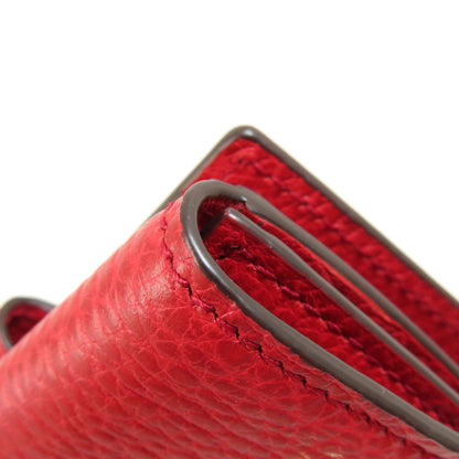 GUCCI Bifold Wallet 449405 leather Red Interlocking G outlet