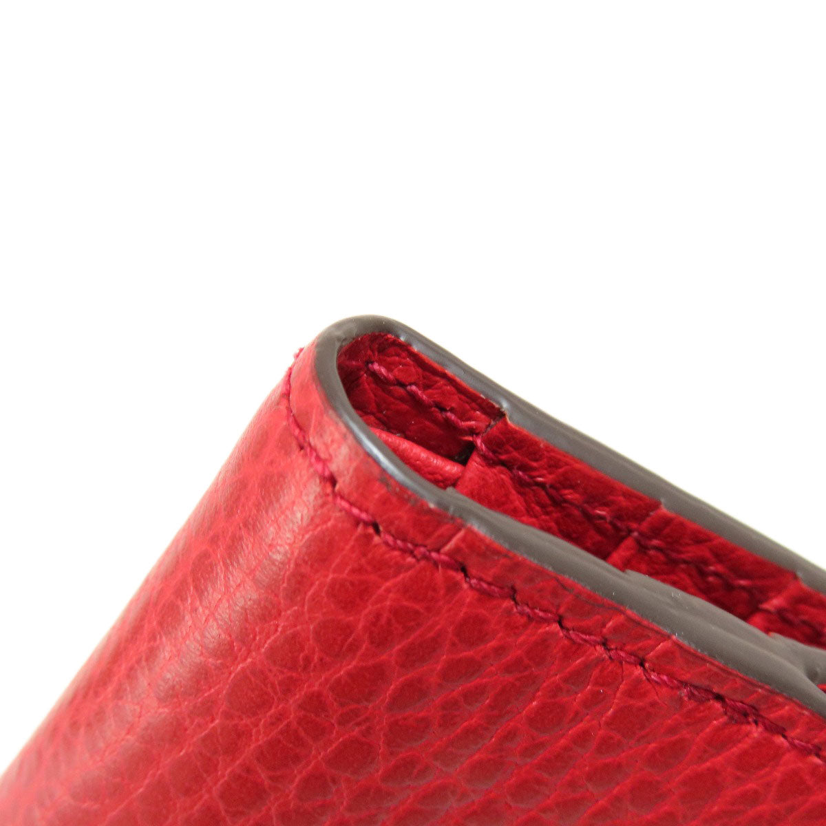 GUCCI Bifold Wallet 449405 leather Red Interlocking G outlet