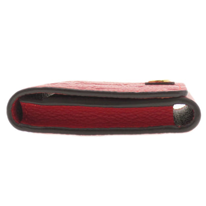 LOUIS VUITTON Card Case M58457 Ann Platt Red Envelope Carte de Visite Empreinte Women Used Authentic