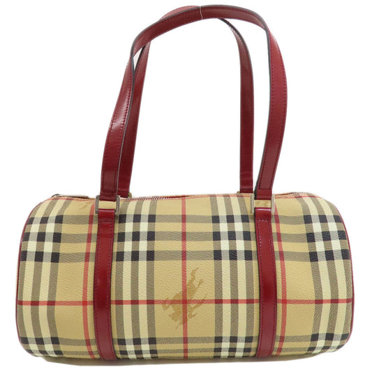 BURBERRY Handbag PVC beige Nova Check